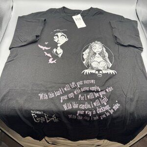 Tim Burton's Corpse Bride Wedding Vows MEDIUM T-Shirt New